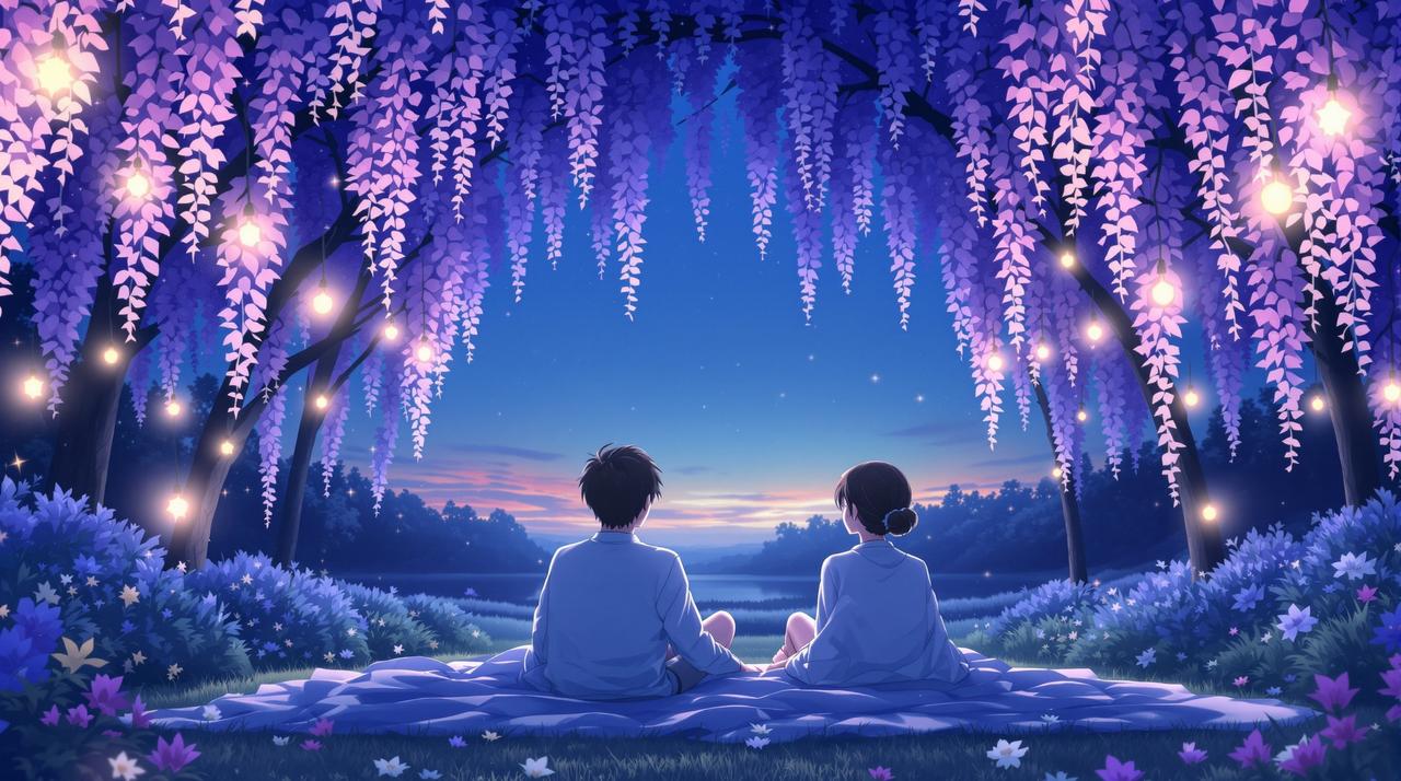 免费短剧资讯 - 七夕特别企划:「紫藤之约」情侣短剧马拉松